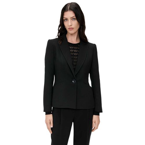 Veronika Maine Double Weave Hourglass Blazer